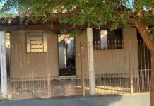 Incêndio em casa mobiliza bombeiros em bairro de Sud Mennucci