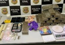 Operação prende três pessoas por tráfico de drogas em José Bonifácio