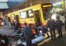 Mulher é atropelada por ônibus no Terminal Urbano de Rio Preto