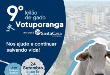 Leilão de Gado em prol da Santa Casa de Votuporanga será em setembro