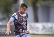 Sandry sofre ruptura no ligamento do joelho em treino do Santos e passará por cirurgia