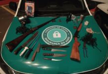Polícia Ambiental prende dupla por caça e porte ilegal de arma de fogo