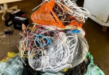 Polícia apreende cerca de 90 kg de fios de cobre sem nota fiscal durante operação em Guararapes