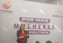 Mariana Rubio participa de evento em SP por equidade de gênero na política
