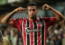 São Paulo vai conversar com Atlético de Madrid para definir futuro de Marcos Paulo
