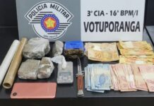 Casal é preso por tráfico de drogas em Votuporanga