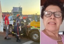 Morre motociclista prensada por van e caminhonete em Fernandópolis