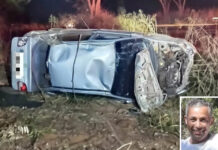 Homem morre ao capotar carro em rodovia de Urupês