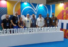 Comitiva da Saev Ambiental participa de eventos de saneamento ambiental