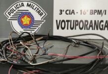 Homem é preso após furtar fios de residência em Votuporanga