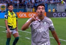 Abel Ferreira, do Palmeiras, é punido pelo STJD com dois jogos de suspensão no Brasileirão