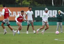 Abel faz ajustes e aguarda retorno de convocados para definir Palmeiras contra o Atlético-MG