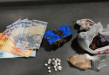 Polícia Militar prende dupla por tráfico de drogas em Cardoso