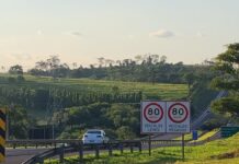 Obras fazem DER reduzir velocidade para 80 km/h na Euclides da Cunha