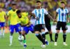 Brasil perde para Argentina e cai para sexto na classificação das Eliminatórias