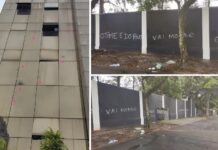 Sede do Corinthians é alvo de tiros e pichações na véspera da eleição