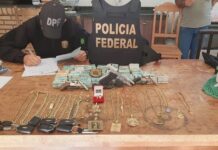 PF prende dupla e apreende carros em loja de Votuporanga durante operação contra tráfico de drogas e lavagem de dinheiro