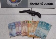 Adolescente de 16 anos é detido após assaltar farmácia em Santa Fé do Sul