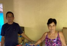 Dona Eva e seu Rubens: mais doação para Santa Casa