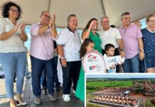 Deputado Carlão Pignatari participa da entrega de 53 moradias em Riolândia