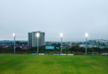 CAV e Mirassol marcam estreia da iluminação da Arena Plínio Marin