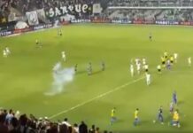 Choro, bombas e protestos na Vila Belmiro marcam rebaixamento inédito do Santos