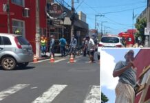 Homem morre após receber descarga elétrica enquanto pintava fachada de loja em Mirassol