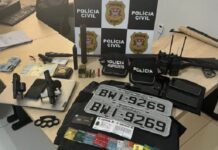 Armas e documentos públicos falsos são apreendidos em operação em Monte Aprazível