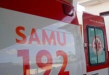 Homem quebra perna, braço e quadril da esposa grávida em Nova Granada