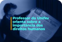 Professor da Unifev orienta sobre a importância dos direitos humanos