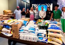 Medicina da Unifev destina uma tonelada de alimentos para Santa Casa
