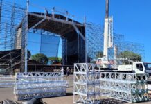 A poucas semanas do Carnaval, 75% da estrutura do OBA Festival já está pronta em Rio Preto