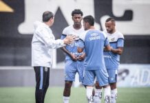 Com elenco cheio, Santos vê lista A do Paulistão virar problema e precisa definir cortes