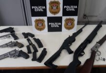 Polícia Civil apreende armas de uso restrito em Mirassol