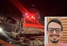 Jovem morre após carro cair em barranco em estrada de Severínia