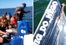 Mulher é resgatada após ficar quatro horas boiando no rio Grande