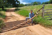 Jura vistoria condições e solicita manutenções na estrada municipal Primo Furlani