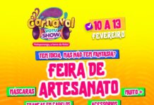 Carnaval Votu Show terá praça de alimentação, feira de artesanato e programação diversificada