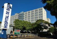 Pintor é internado após cair de escada a 3 metros de altura em Rio Preto