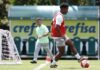 Endrick dispensa folga e treina com Palmeiras após o Pré-Olímpico