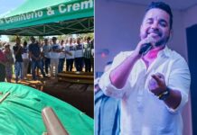 Gustavo Caporalini é sepultado em Votuporanga