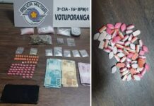 Homem é preso por tráfico de drogas durante carnaval em Votuporanga