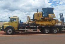 Ladrões rendem vigia e roubam trator de esteira em Votuporanga