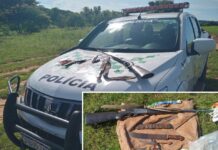 Polícia Ambiental prende caçador por porte ilegal de arma de fogo