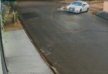 Ciclista é atropelado e arremessado por carro em Fernandópolis