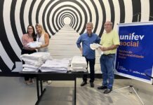 Unifev doa máscaras descartáveis e novas roupas de cama e banho a entidades de Votuporanga