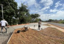 Construção do Centro de Lazer na Av. Paschoalino Pedrazzoli atinge 70% de conclusão