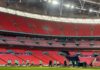 Seleção treina em Wembley e encerra preparação para enfrentar a Inglaterra