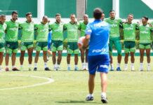 Palmeiras treina e fecha preparação para as quartas de final do Paulista
