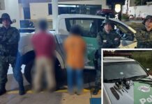 Polícia Ambiental prende dupla por porte ilegal de arma de fogo